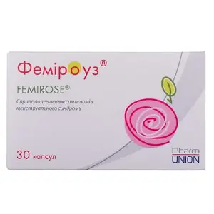Феміроуз капсули для полегшення симптомів менструального синдрому, 30 шт.