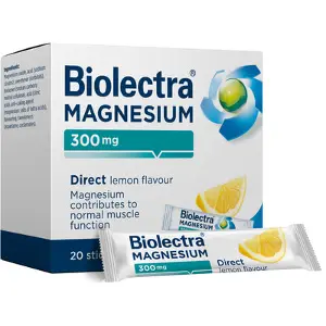 Біолектра Магнезіум Директ порошок зі смаком лимона в саше, 20 шт.