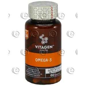 Витаджен VITAGEN OMEGA 3 N60 капсулы