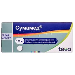 Сумамед® табл. п/о 125 мг № 6