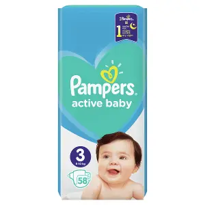 Підгузки Памперс Active Baby 6-10 кг N58