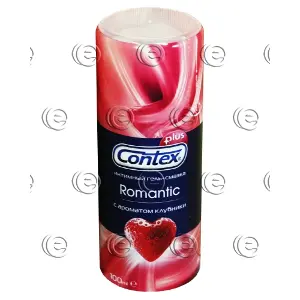Интимный гель-смазка CONTEX (Контекс) Romantic с ароматом клубники, 100 мл
