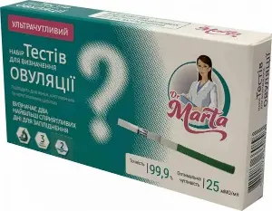 Dr.Martа набір тест-смужок для визначення овуляції ультрачутливий, 3 шт.