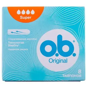 Тампони o.b. Original Super, 8 шт.