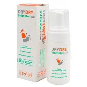 Пена для интимной гигиены Dry Dry Intimate Foam Bottle, 100 мл