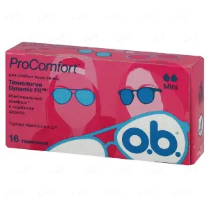 Тампони Ob Pro Comfort Mini, 16 шт.