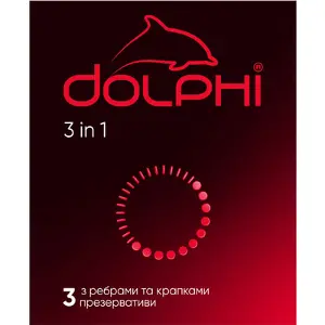 Презервативы DOLPHI (Долфи) 3 в 1, 3 шт.