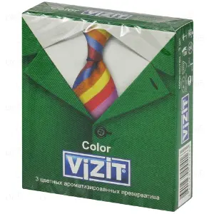 Презервативи Візит N3 Aroma ароматизовані кольорові