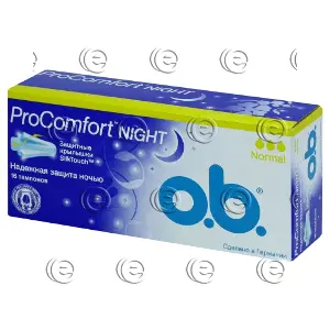 Тампони o.b. Pro Comfort Normal Night, 16 шт.