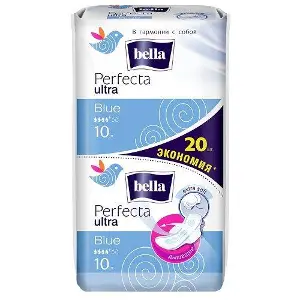 Белла Perfecta Ulta Blue extra soft N20 прокладки