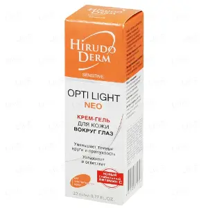 Hirudo Derm Sensitive Opti-Light Neo крем-гель для шкіри навколо очей, 22 мл