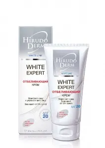 Hirudo Derm WHITE EXPERT відбілюючий крем із серії White Line, 50 мл