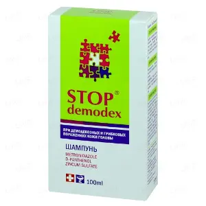 Stop Demodex шампунь при демодекозных и грибковых поражения кожи головы, 100 мл
