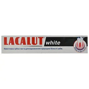 Зубна паста Лакалут Вайт (Lacalut white), 75 мл