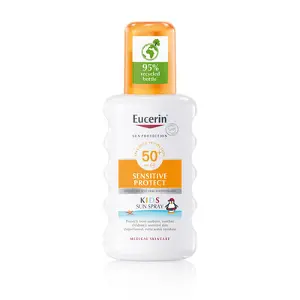 Дитячий сонцезахисний спрей Eucerin Kids Sun Spray Sensitive Protect SPF 50+, 200 мл