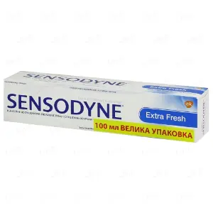 Зубная паста Sensodyne (Сенсодин) Экстра Свежесть, 100 мл