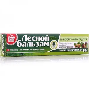 Лесной бальзам 75 мл зубная паста экстракт коры дуба и пихты на отваре трав