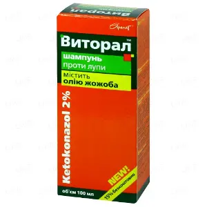 Виторал 2% 100мл Шампунь против перхоти