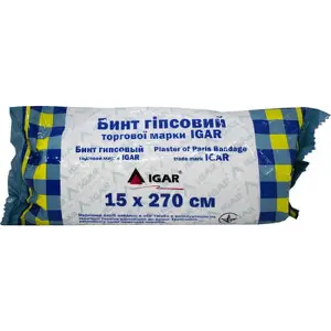 IGAR бинт гіпсовий 15 x 270см