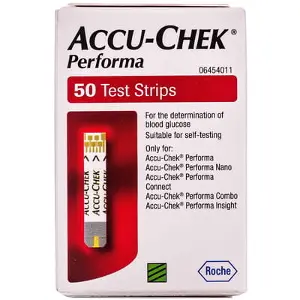 Тест-смужки Акку-Чек Перформа (Accu-Chek Performa), 50 шт.