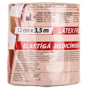 Бинт еластичний Lauma Latex Free 12смх3.5м модель 2 