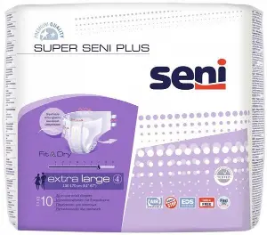 Подгузники SENI Extra Large Supеr Plus, 10 шт.