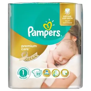 Подгузники N26 PAMPERS Premium Care Newborn (2-5 кг)