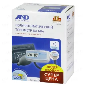 Вимірювач артеріального тиску та частоти пульсу цифровий UA-604