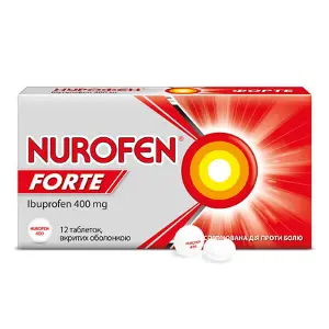 Нурофен Форте таблетки по 400 мг, 12 шт.
