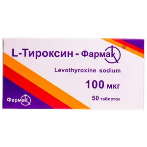 L-Тироксин таблетки 100 мкг № 50