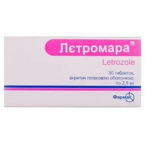 Летромара табл. п/о 2,5 мг № 30