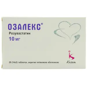 Озалекс 10 мг №28 таблетки (14х2)