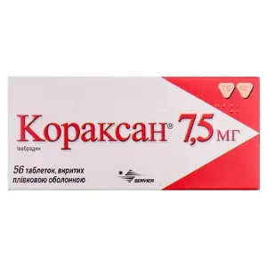 Кораксан 7.5 мг N56 таблетки