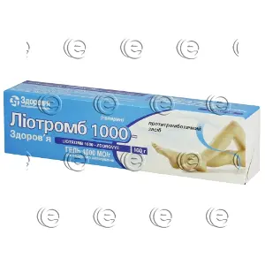 Гель Лиотромб 1000-Здоровье, 100 г