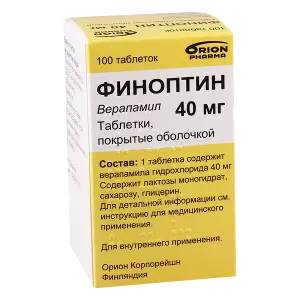 Фіноптин таблетки по 40 мг, 100 шт.