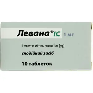 Левана® ІС табл. 1 мг № 10