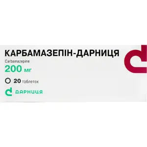 Карбамазепін-Дарниця пігулки по 200 мг, 20 шт.