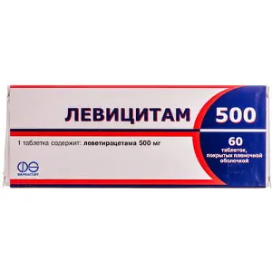 Левіцитам таблетки 500 мг №60