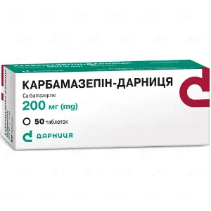 Карбамазепин-Дарница таблетки по 200 мг №50 (10х5)
