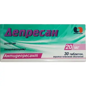 Депресан пігулки по 20 мг, 30 шт.