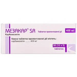 Мезакар SR таблетки пролонг. 400 мг № 50