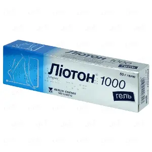 Ліотон 1000 гель 1000 МО/г по 50 г у тубах