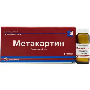Метакартин раствор оральный 2 г/10 мл 10мл N10