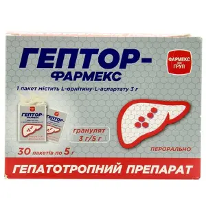 Гептор-Фармекс гранулят 3 г/5 г, по 5 г в пакетике, 30 шт.