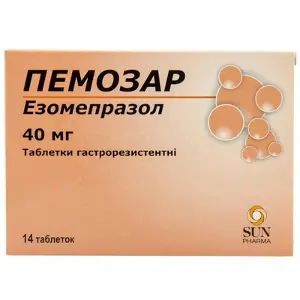 Пемозар таблетки 40 мг № 14