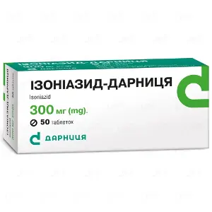 Ізоніазид-Дарниця таблетки від туберкульозу по 300 мг, 50 шт.