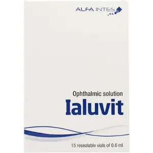 Ялувіт розчин офтальмологічний IALUVIT 0,6мл №15