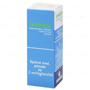 Бріроза краплі глаз.р-р 2мг/мл 5мл розчину фл.№1 в уп.