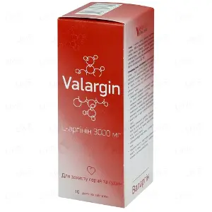 Валаргин 3000 мг N10 таблетки