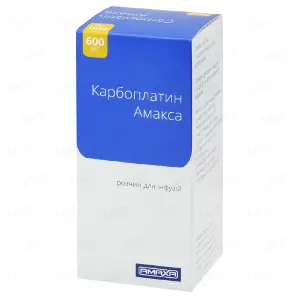 Карбоплатин Амаксу 10 мг/мл 60 мл №1 розчин для інфузій